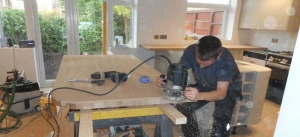 Oak worktop fitters Cheshire | Blink Building Services